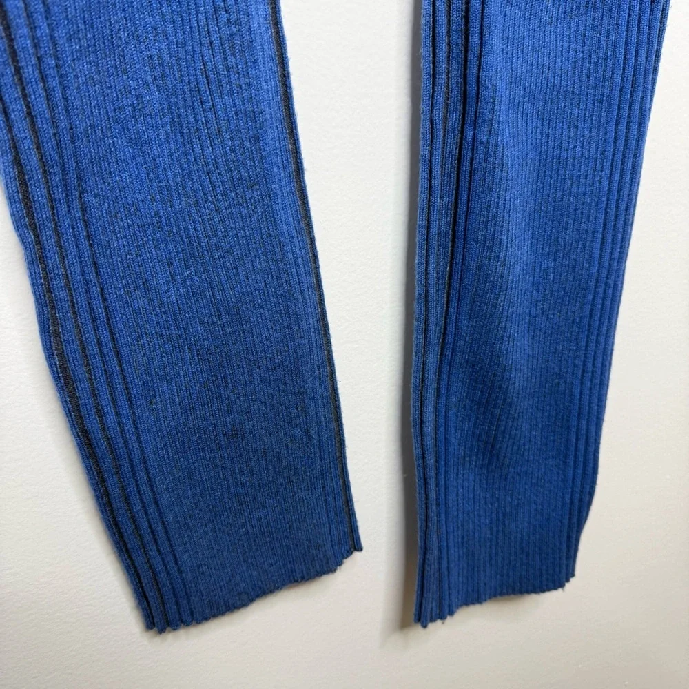 ANTHROPOLOGIE Daily Practice Knit Two Tone Leggings - Picture 4 of 8